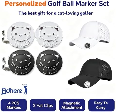 Adhere Golf Ball Markers with Strong Magnetic Hat Clip - Image 3