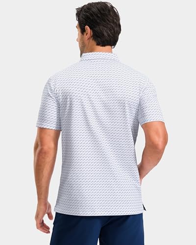 Obla Men's Golf Shirt Short Sleeve Dry Fit Collared Polo Shirts - Image 3