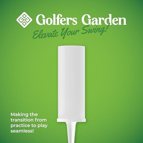 Range Tee with Built-in Cigar Cutter – Adjustable Height Golf Tee, Durable - Image 3