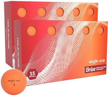Eagle Ace™ Drive Golf Balls-2 Layers-Maximum Distance, Optimal Spin Control by EagleAce
