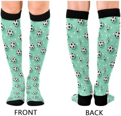 White Baseballs Stitching Compression Sock - Image 2