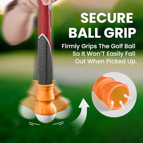 Golf Ball Retriever for Putter Value 3 Pack，Durable Flexible Rubber Suction Cup - Image 4