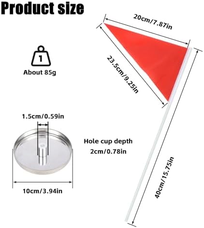 Detachable Flag & Cup Set, Stainless Steel Practice Equipment - Image 3