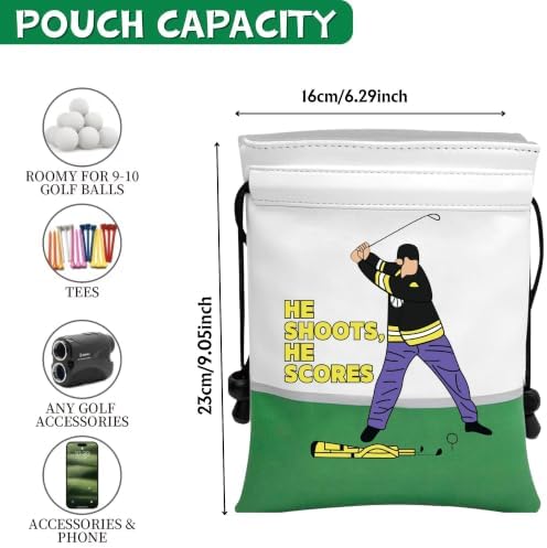 Funny Golf Valuables Pouch, Golf Pouch Bag - Image 4
