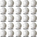 Practice Golf Balls, 25 Pack Plastic Airflow Hollow Golf Balls by FUNZON