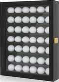 42 Golf Ball Display Case Wooden Wall Mounted Golf Ball Rack by WELIDAY
