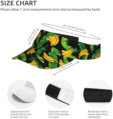 Sports Sun Visor Hats Adjustable Men Women Lightweight Packable Cooling Empty - Image 4