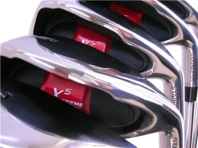 Extreme X5 Wide Sole iBRID Iron Set Complete 8-Piece Short Men's Iron Set (4-SW) Right Handed Regular Flex R Flex Club (Short Men - 5' to 5'4")