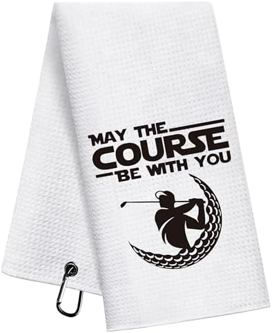 Golf Towel Women, May The Course Be by unskcalb
