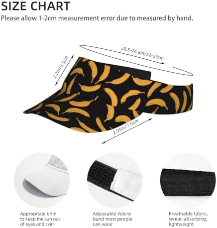 Sports Sun Visor Hats Adjustable Men Women Lightweight Packable Cooling Empty - Image 4