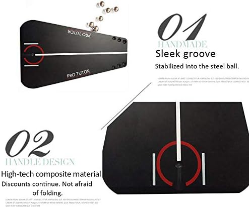 Golf Putting Tutor with Free Zipper Case, Swing Trainer, Putting Mirror - Image 4