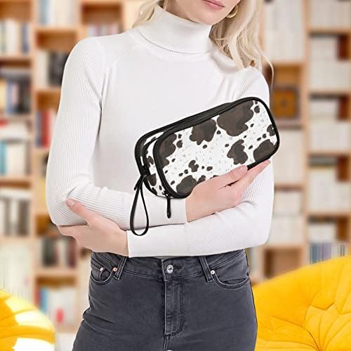 ZAZYXTJ Cow Print Pencil Case Large Capacity Pencil Pouch - Image 7