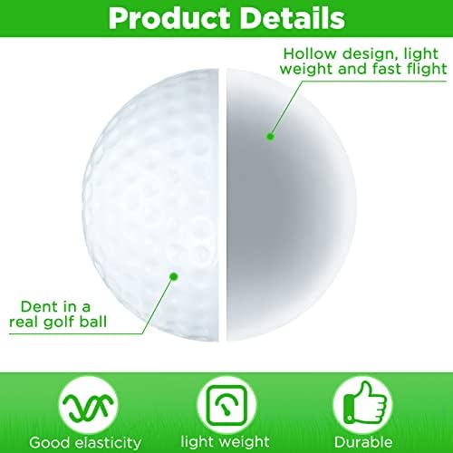 Yunsailing 120 Pcs Plastic Practice Golf Balls Bulk - Image 3