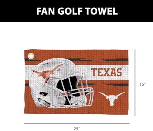 Northwest NCAA Golf Towel, Official Licensed Microfiber Waffle Fabric, - Image 4
