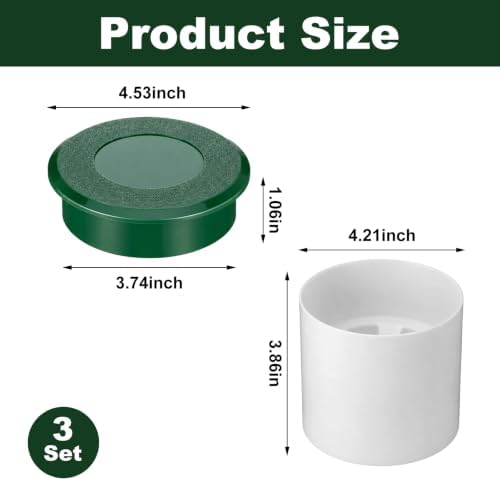 3 Sets Golf Hole Cup with Cover, Golf Cups - Image 2