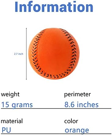 Soft Baseballs, Foam Training Baseball 12 Pack - Image 2