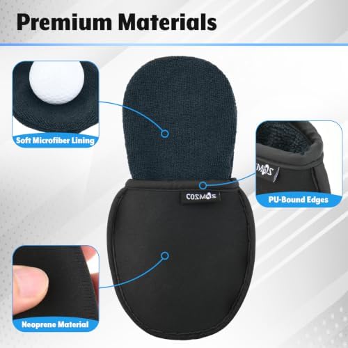 Cosmos Portable Pocket Golf Ball Washer Pouch Golf Ball Cleaner Pouch - Image 3