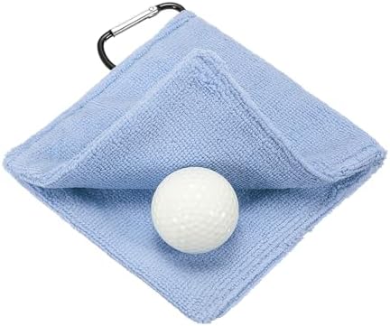 Small Microfiber Golf Towel, Pocket Golf Ball Towel by YELARXI