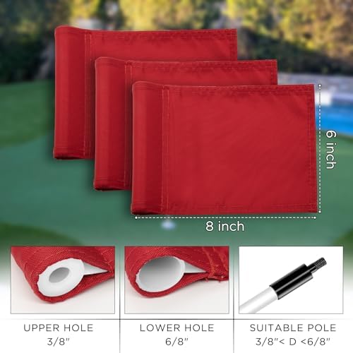 KINGTOP Solid Mini Golf Flags - Image 3