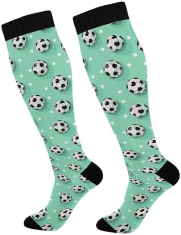 White Baseballs Stitching Compression Sock by Unknown