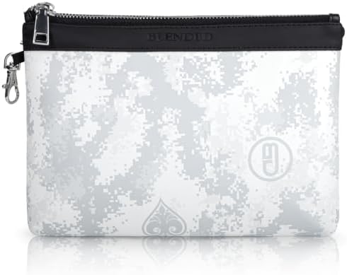Golf Zipper Valuables Pouch Leather Golf Bag Pouch by BAIRBREGOLF