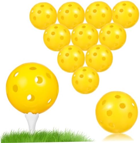 Golf Practice Balls 24pcs Hollow Plastic Training Balls by Unknown