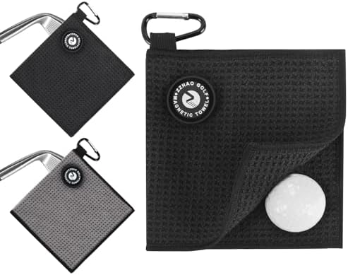 ZZHAO Magnetic Golf Towels, 5.5x5.5 in - Image 5