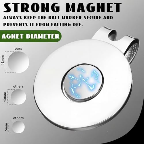 Golf Ball Marker Magnetic Hat Clip - Image 5