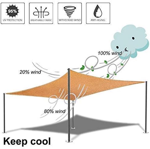 Rectangle Sun Shade Sail Canopy - Image 6