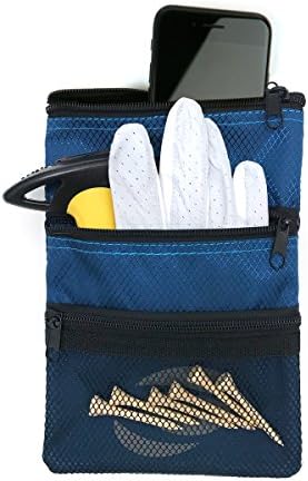 Orlimar Detachable Golf Accessory Pouch, 3 Zippered Pockets - Image 3