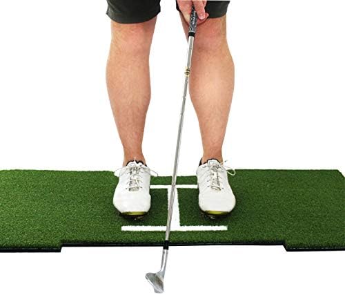 Rukket Tri-Turf Golf Hitting Mat Attack, Portable Driving, Training Aids by RukketSports