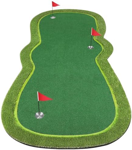 Golf Putting Green Mat, Pro Large Putting Mat by Luricaa