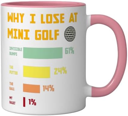 Mini Golf Champion Humor Family Golfers Ceramic Mug - Image 2