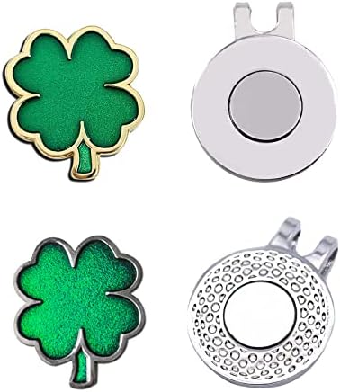 2 Pcs Clover Golf Ball Markers by UNYNY