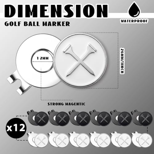 Golf Ball Marker Magnetic Hat Clip - Image 2