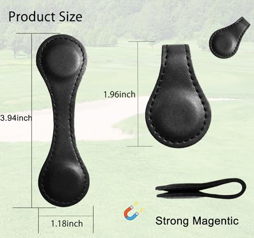 Adhere Golf Hat Clip Golf Ball Marker Holder Magnetic Golf Cap Clips Without - Image 2