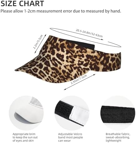 Sports Sun Visor Hats Adjustable Men Women Lightweight Packable Cooling Empty - Image 4