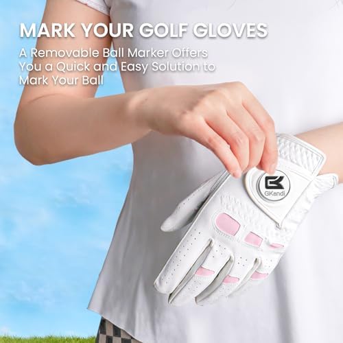 Golf Gloves Women with Ball Marker 1 Pack - Image 4