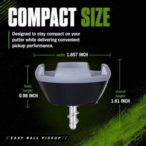 Golf Ball Picker Upper for Putter, 2 Pack 4-Claw Pressure Golf Ball Grabber - Image 6