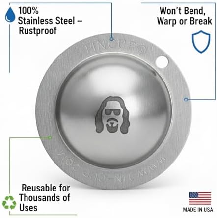 Tin Cup Golf Ball Marker Stencil - Image 3