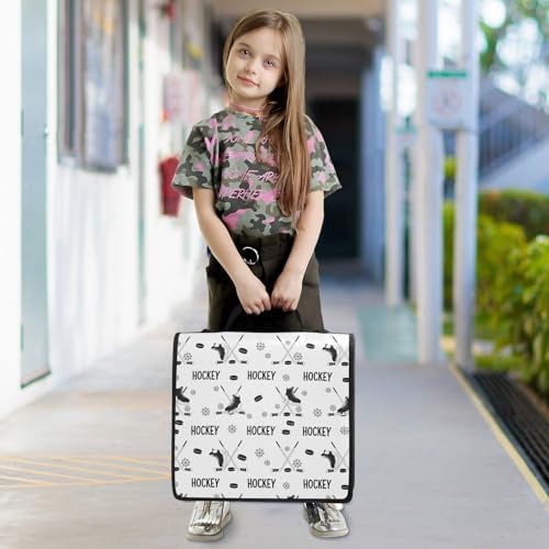 Zipper Binder Bag 3 Ring File Folder Portfolio Organizer Zippered Binder Bags - Image 3