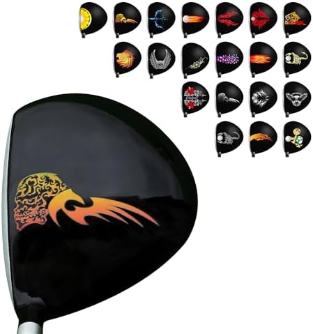 SANDIAN, Decal UV DTF Rub-On Instant Transfer Stickers on Golf Driver Woods by SANDIAN