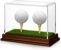 Weysat Golf Ball Display Case 2 in 1 Golf Ball Holder Stand Clear Acrylic by Weysat