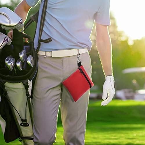 Golf Tee Pouch, 5.62 X 6.87 Inch Professional Zipper Golf Tee/Ball Pouch Bag - Image 6