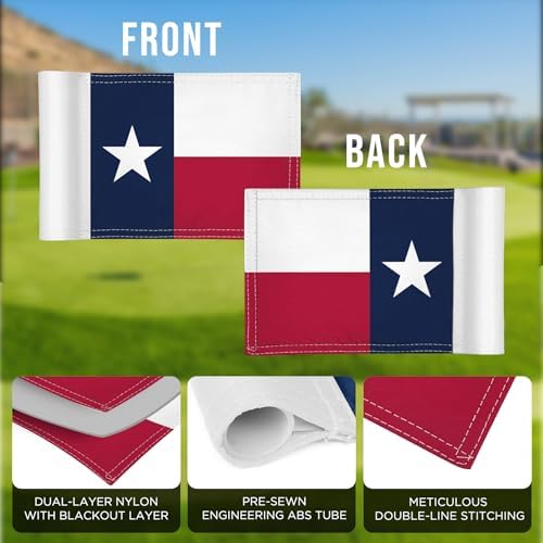 Texas State Mini Golf Flag, 6 x 8 in - Image 4
