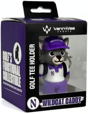 NCAA Mascot Golf Tee Holders, Includes 8 Golf Tees, Fun Golf Accessory - Image 5