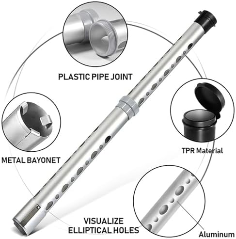 Golf Ball Retriever, Aluminum Alloy Picker Upper Tube, Golf Ball Retriever Shag - Image 2