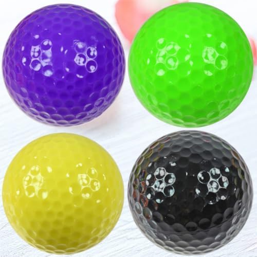 Kisangel 4pcs Rubber Golf Practice Balls - Image 4