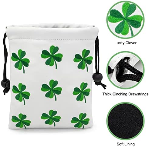 Golf Valuables Pouch Bag with Drawstrings Closure - Image 4