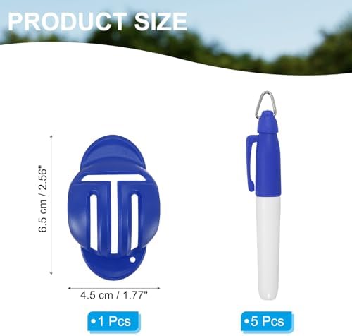 PATIKIL Golf Ball Line Marker Tool Golf Ball Alignment Marking Tool - Image 2